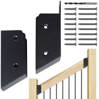 품질  Deck Railing Bracket and Deck Baluster Attachments with Up To 200 Lbs Weight Capacity 공장