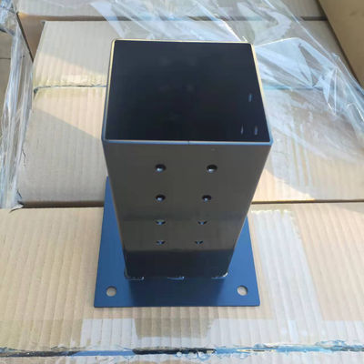 튼튼한 탄소강 4*4 퍼골라 브래킷 키트 포스트 베이스 코너 브래킷