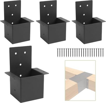 페르고라 브래킷 4x4 래프터 포스트 브래킷 페르고라 키트 가비보 브래킷 벽 마운트 브래킷 키트 목재 포스트 페르고라 포스트 커넥터 또는 데크 레일링
