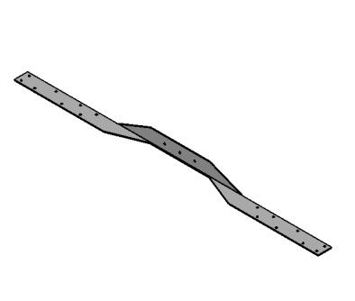 사이클론 넥타이는 펄린 래프터와 트레이스를 탑판과 나무에 고정하는 데 사용됩니다.