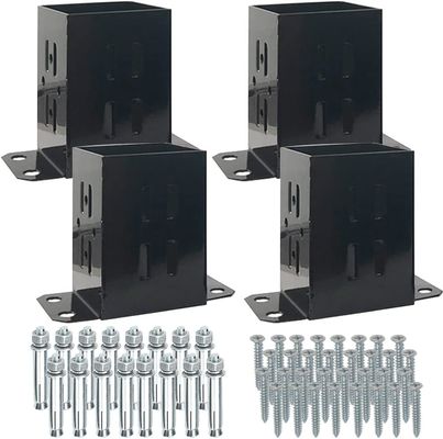 펜스 포스트 앵커 데크 데크 현관 난간 지원 트림 펜싱 trellis & gates를위한 포스트베이스